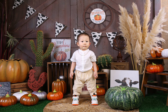 Bo lúc 1 tuổi “ra dáng” hơn nhiều bạn cùng lứa