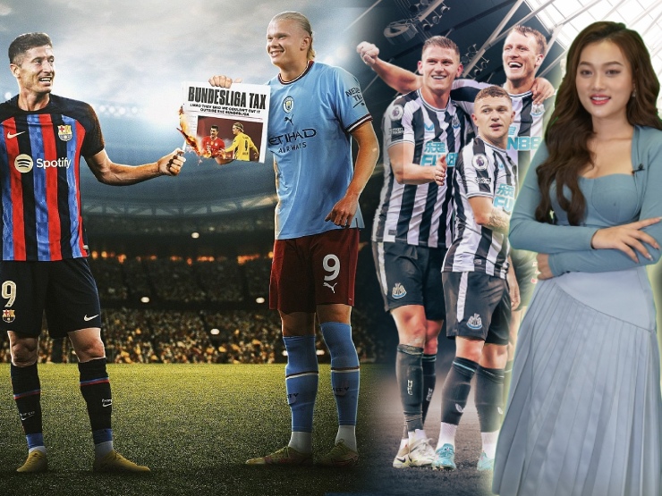 Bóng đá - "Đại gia" Newcastle náo loạn Ngoại hạng Anh, Lewandowski đua Giày vàng với Haaland (Clip 1 phút Bóng đá 24H)