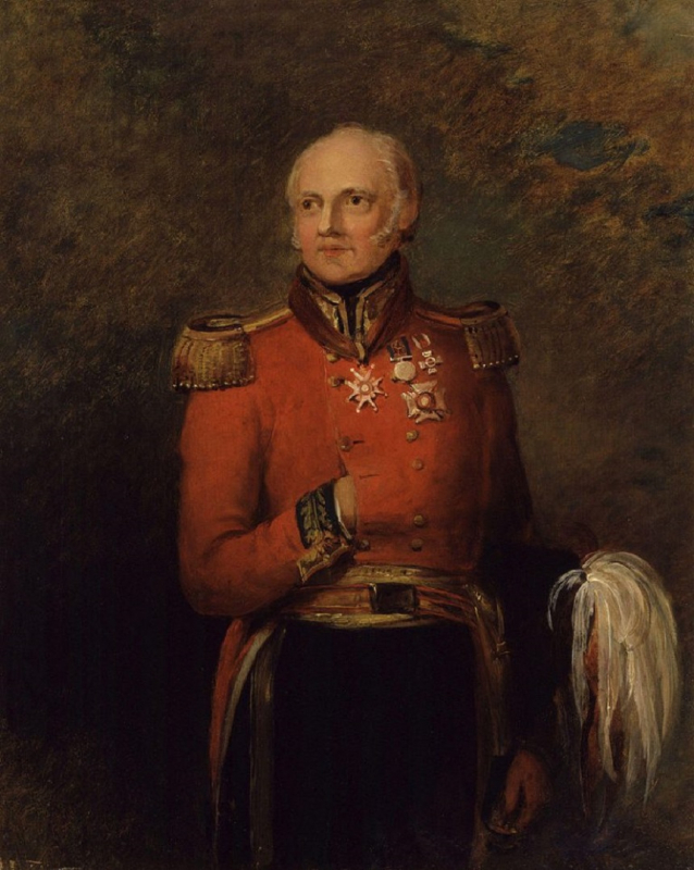 Trung tướng George Scovell trong bức họa của William Salter. Ảnh nguồn: National Portrait Gallery, London.