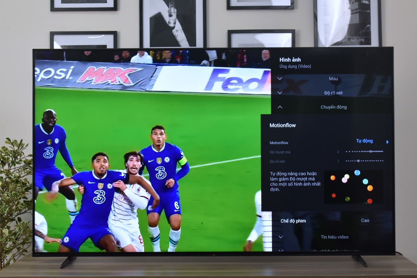 Hình ảnh hiển thị trên X90K có độ tương phản tốt, sống động và chân thực mà không quá rực rỡ.