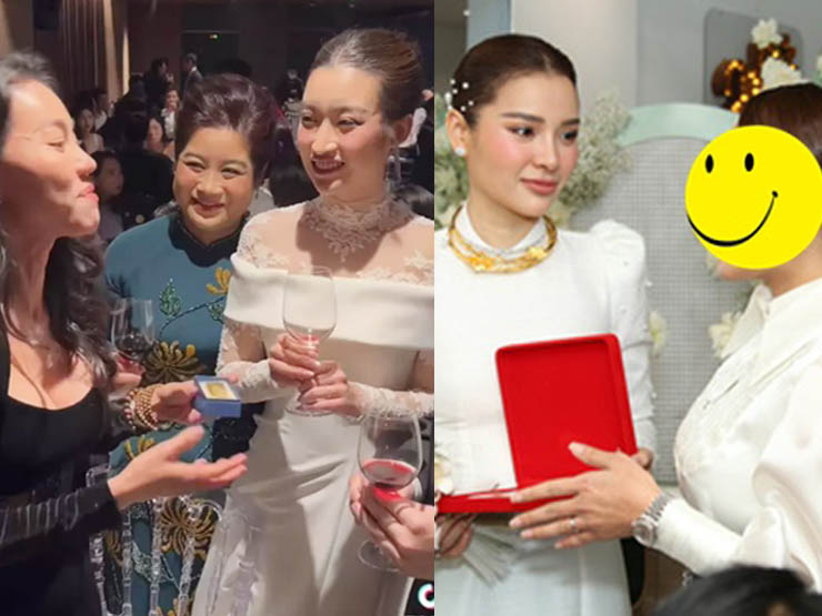 Đời sống Showbiz - Đỗ Mỹ Linh cưới Chủ tịch Hà Nội FC được tặng 1 cây vàng, sao nữ này nhận gấp 10 lần