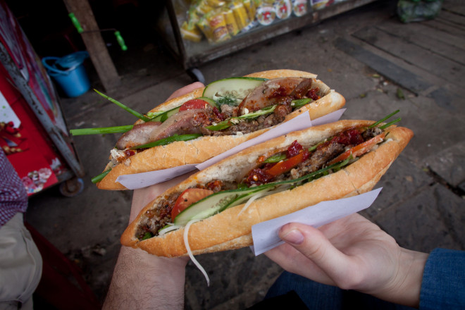 Bánh mì nữ hoàng luôn hấp dẫn du khách. Anh Poyya