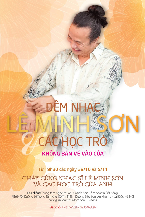 Nhạc sĩ Lê Minh Sơn mở tiệc chiêu đãi fan bằng hai đêm nhạc không bán vé - 1