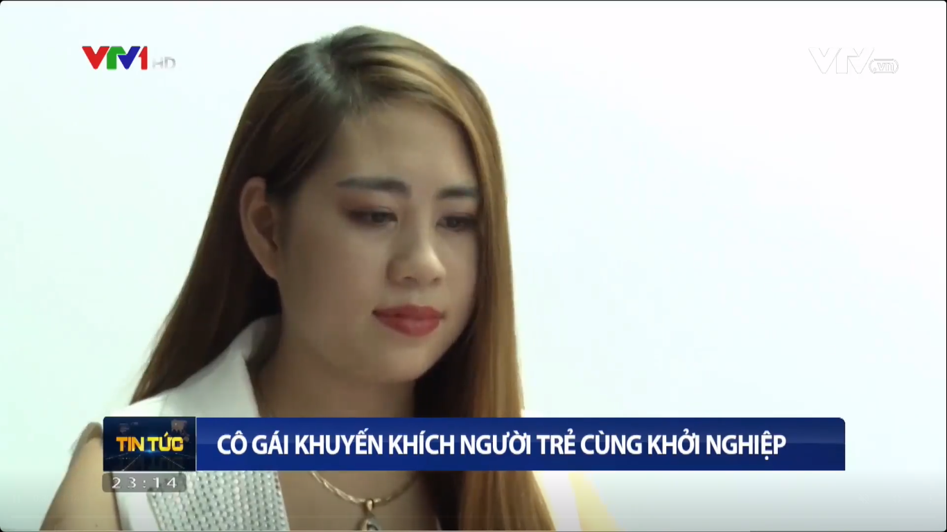 Nghiêm Thị Trang xuất hiện trên sóng truyền hình VTV1