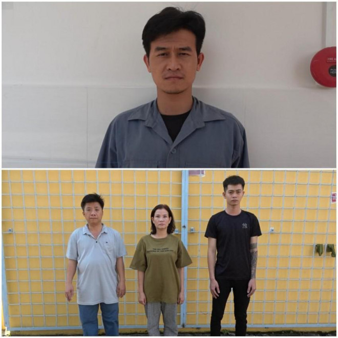 Nguyễn Thành Nguyễn cùng 3 nhân viên trung tâm bị bắt quả tang nhận hối lộ. Ảnh: CAĐT