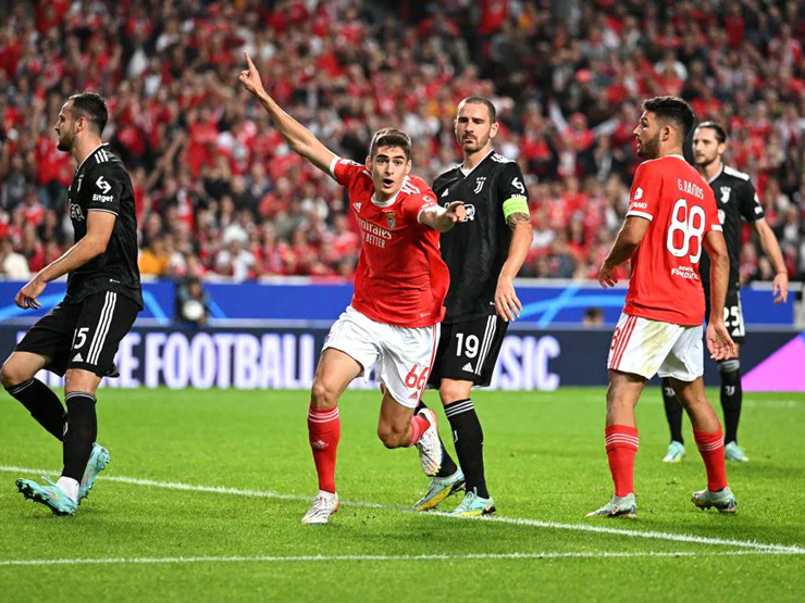 Video bóng đá Benfica – Juventus: Rượt đuổi 7 bàn, cay đắng ra về (Cúp C1 – Champions League)