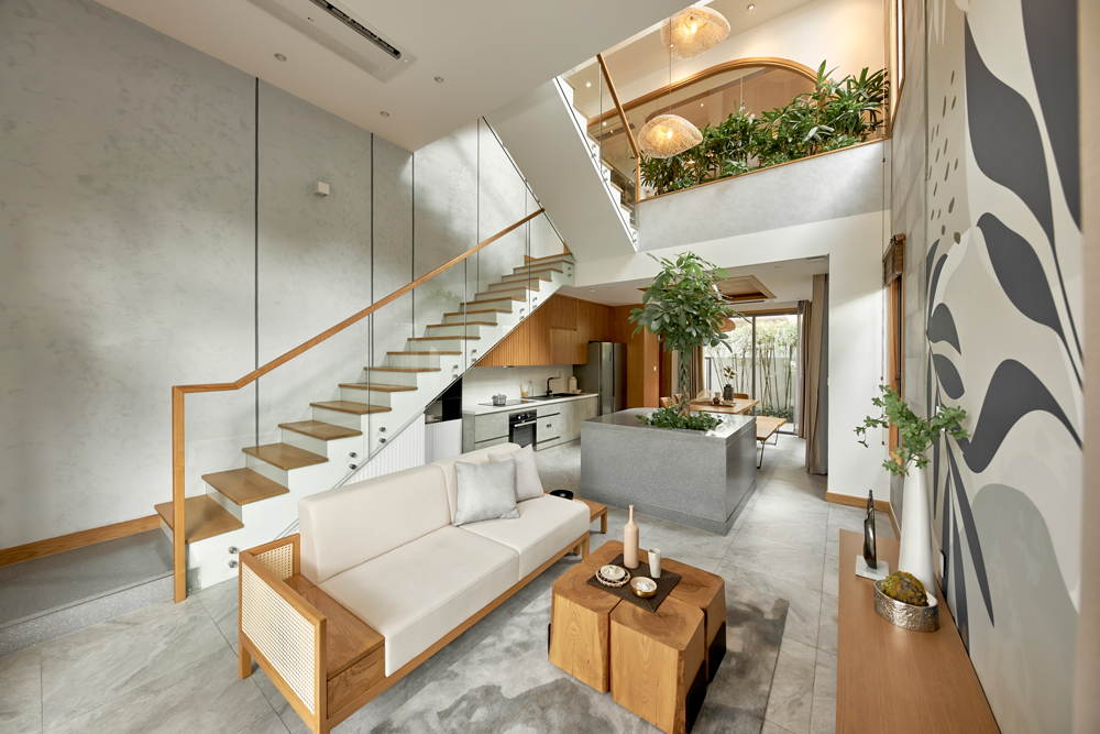 Nhà phố The Standard có thiết kế lệch tầng thông minh