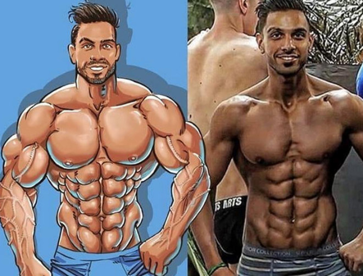 Một cơ thể không cần photoshop