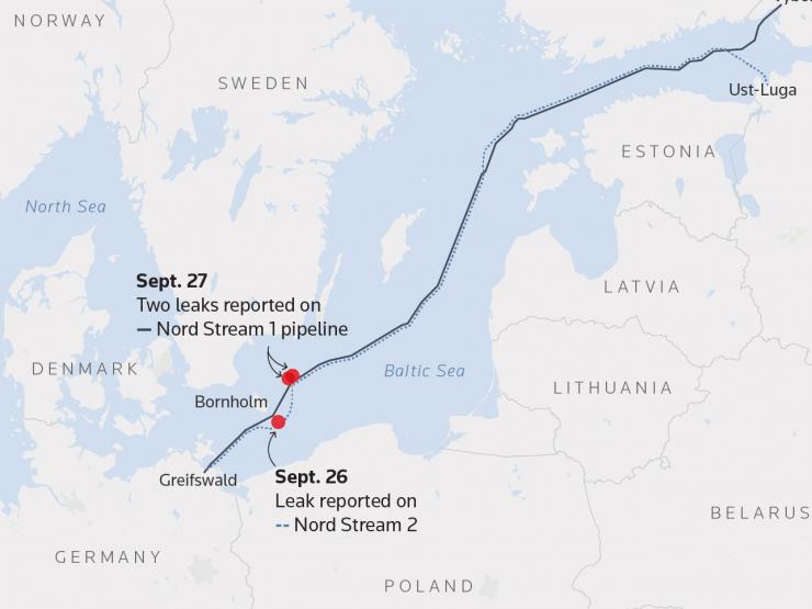 Vụ đường ống Nord Stream bị rò rỉ: Thụy Điển từ chối điều tra chung với Đức, Đan Mạch