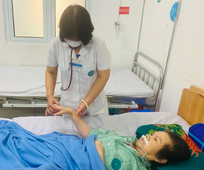 Bệnh nhân đang điều trị tại bệnh viện.&nbsp;
