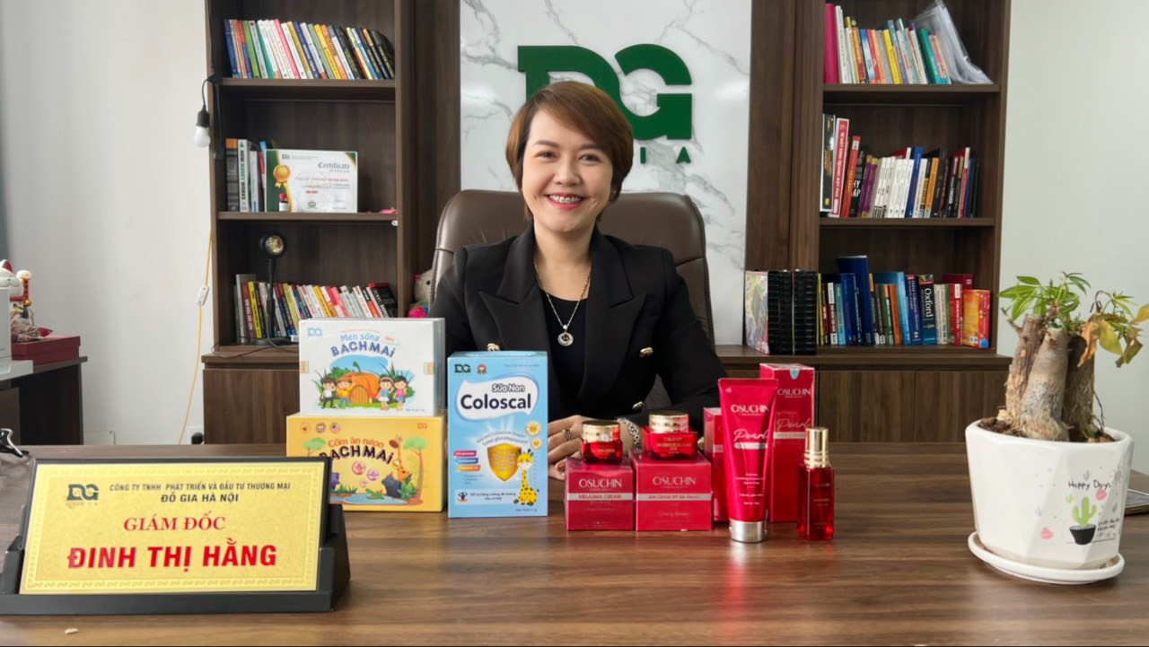 Nữ CEO thành công với thương hiệu thực phẩm chức năng chất lượng, an toàn tuyệt đối với người tiêu dùng.