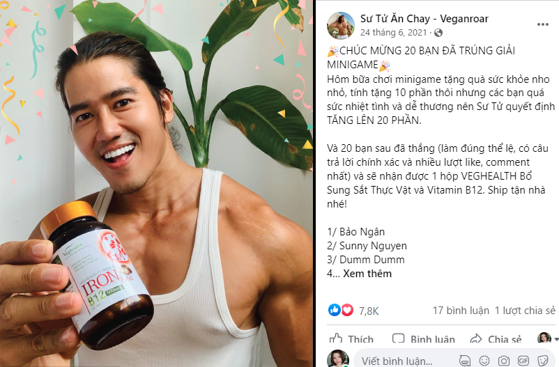 Bí quyết ăn chay nhưng vẫn khỏe khoắn và tràn đầy năng lượng của “Sư Tử Ăn Chay” - 4