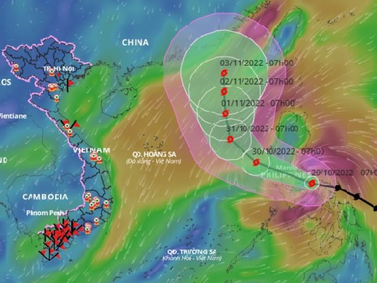 Tin tức trong ngày - Bão Nalgae liên tục tăng cấp, gió giật cấp 12 tiến gần Biển Đông