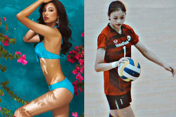 Thể thao - Hoa khôi bóng chuyền Thảo Liên thi Hoa hậu Việt Nam, thần tượng Kim Huệ