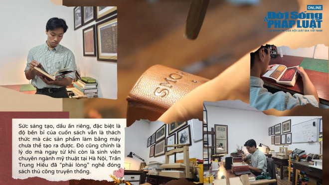 Chàng trai trẻ với nghề khoác "tấm áo mới" cho sách - 4
