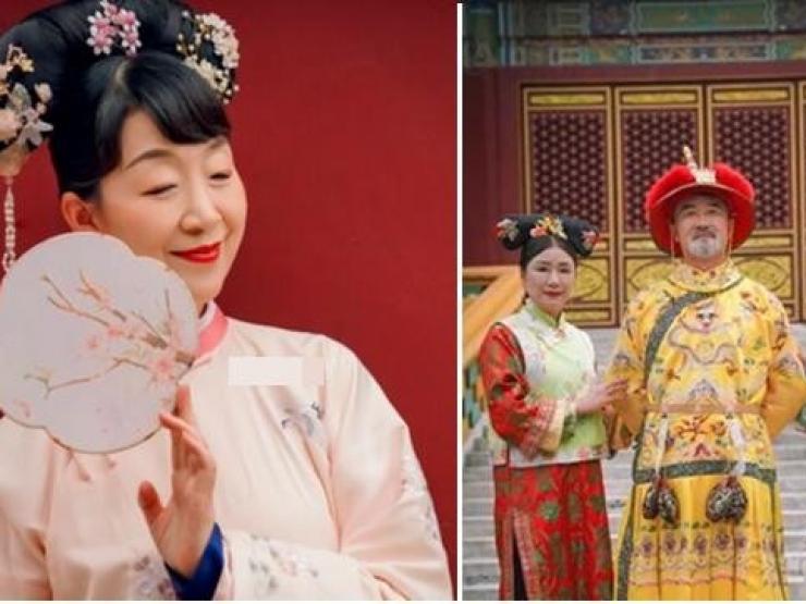 Bạn trẻ - Cuộc sống - Nghỉ hưu buồn chán, 16 thím ở Trung Quốc thuê nguyên đoàn phim, tự diễn "Chân Hoàn Truyện"