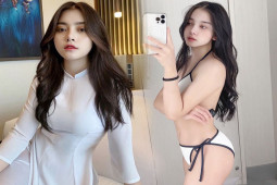 Bạn trẻ - Cuộc sống - Cô gái mệnh danh "thiên thần áo dài" gây bất ngờ với dung nhan đời thực