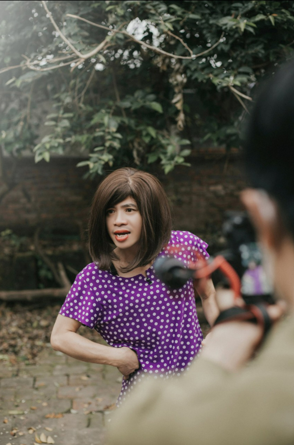 Nguyễn Văn Ngọc có nét diễn xuất vô cùng tự nhiên, vô tư trong các video hài của mình