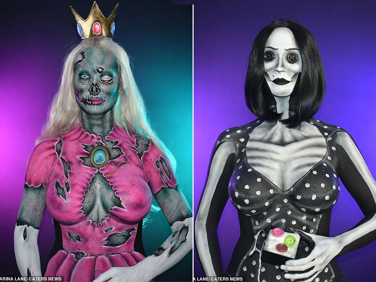 Bạn trẻ - Cuộc sống - Clip: Bà mẹ gây choáng với màn biến hình Halloween cực đỉnh