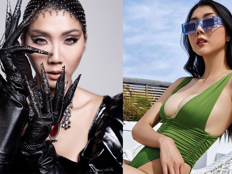 Đời sống Showbiz - Sau tuyên bố về "tiểu tam", Ngọc Quyên hóa thành góa phụ áo đen