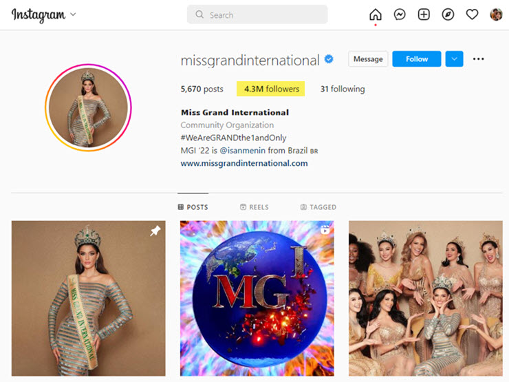 Dân mạng Việt đồng loạt unfollow Instagram của Miss Grand International