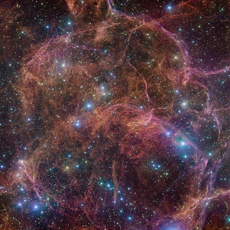 Tinh vân Vela Supernova Remnant với nét đẹp mê hoặc.