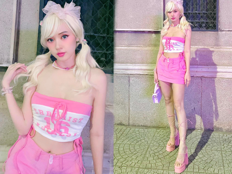 Đời sống Showbiz - Midu xuất hiện với diện mạo lạ trên đường phố khiến người đi đường "nhận không ra"