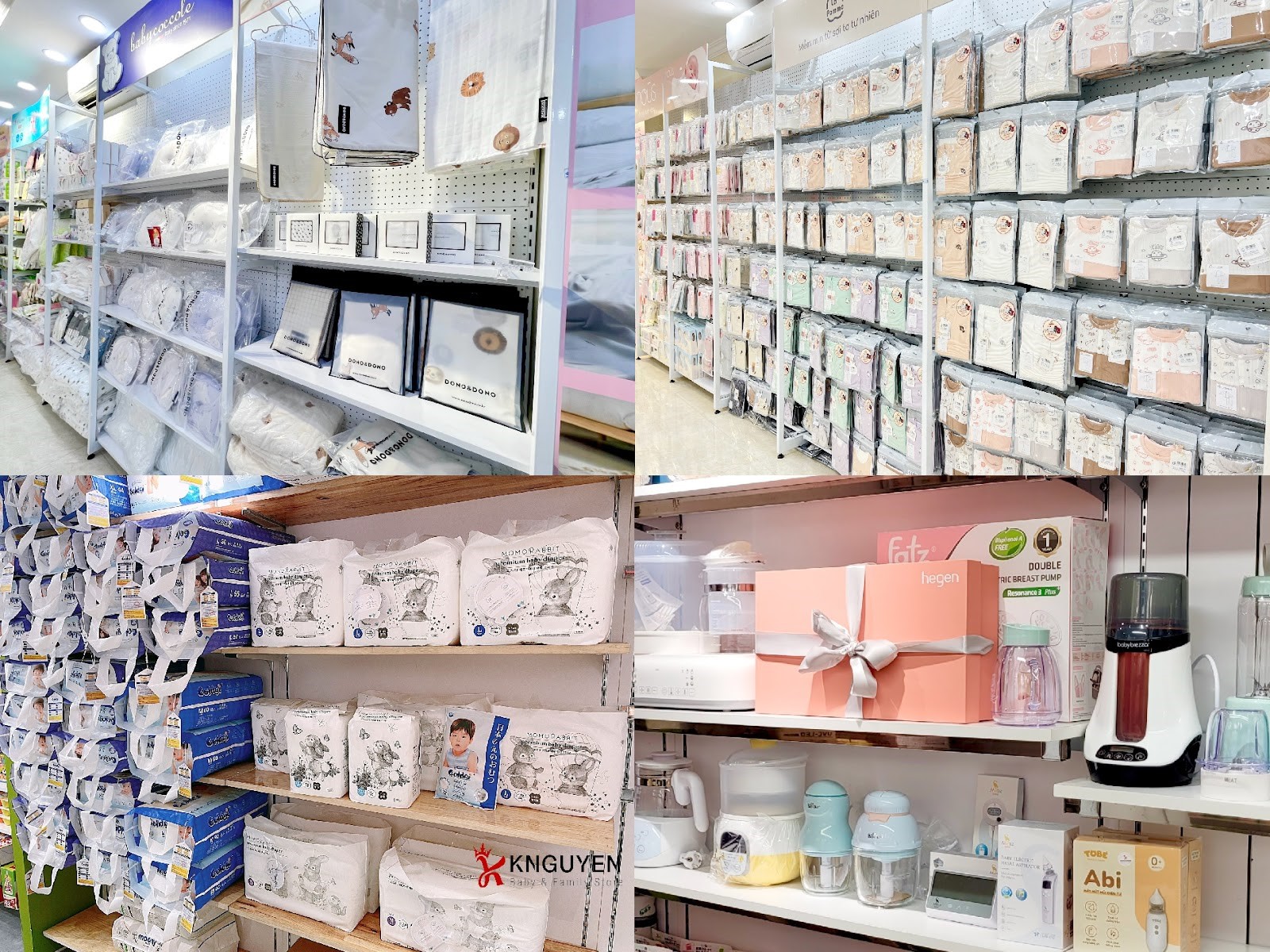 Muôn vàn sản phẩm chăm sóc bé tại KNguyen