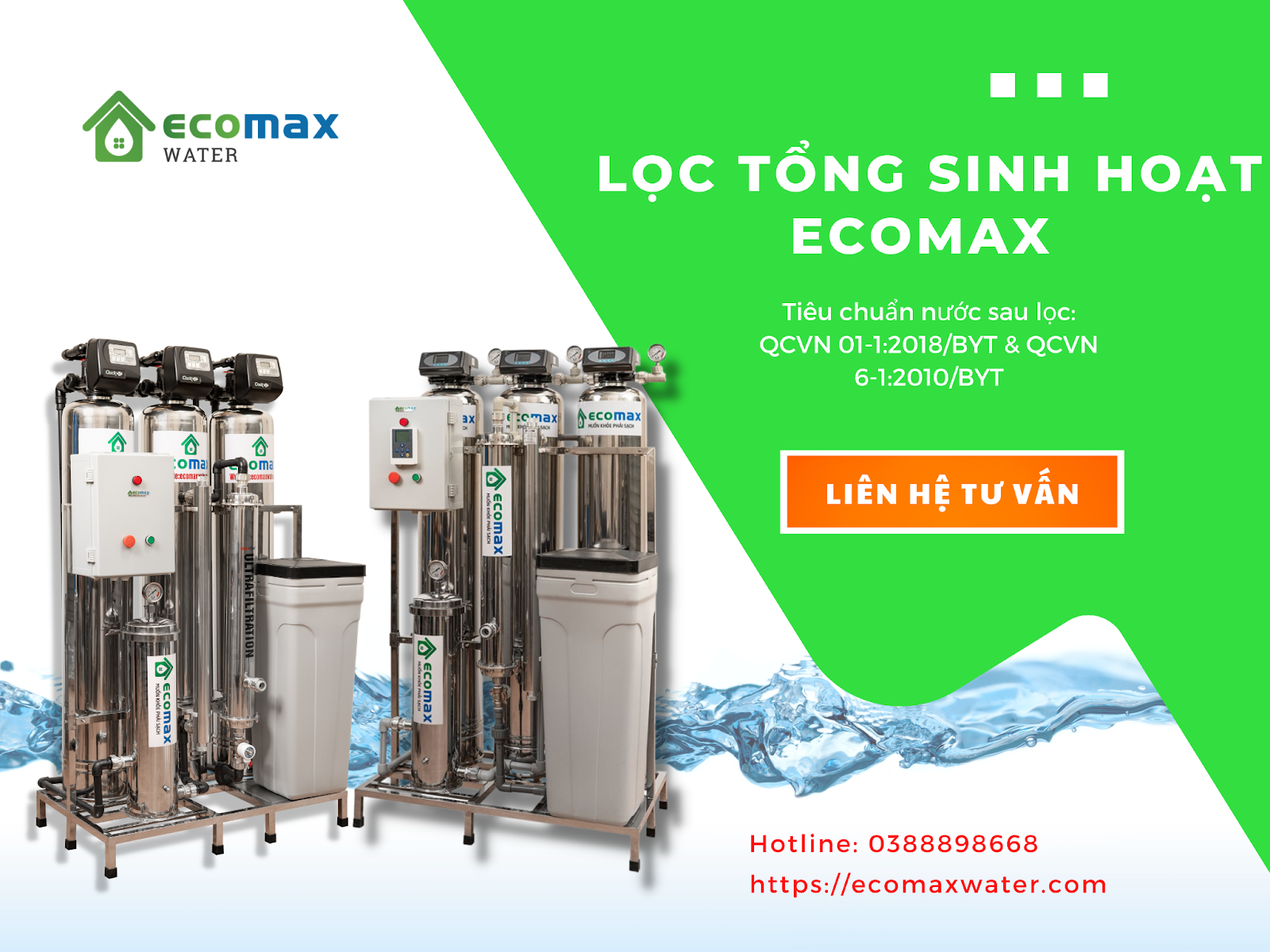 Sản phẩm Ecomax đạt chứng chỉ chất lượng