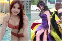 Giải trí - YouTuber mặc xẻ cao, bị gió thổi gặp sự cố ngay trên thảm đỏ được phát trực tiếp