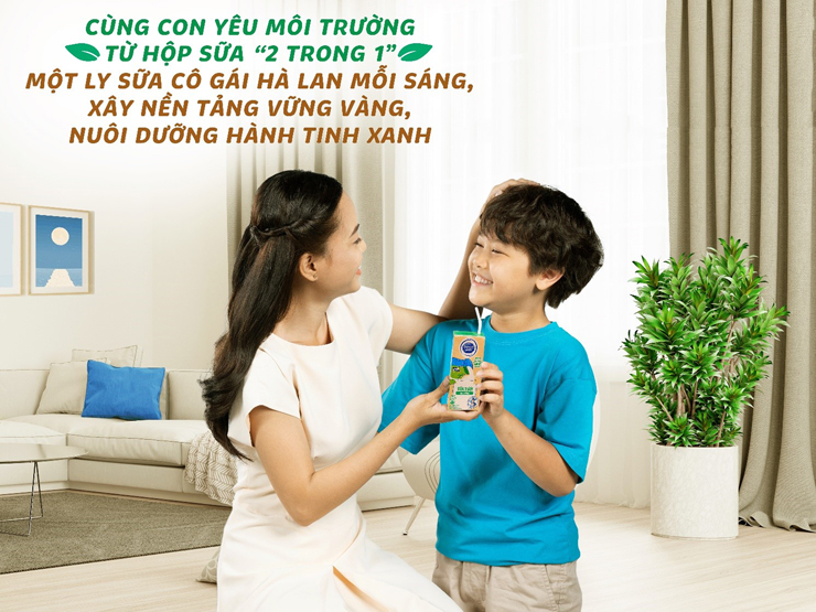 Thị trường - Tiêu dùng - Giảm “dấu chân carbon” bằng vỏ hộp giấy nâu làm từ cây mía, thương hiệu sữa nào đang tiên phong?