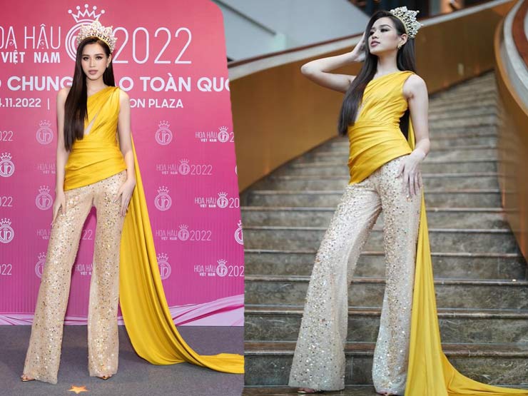 Thời trang - Ngã ngửa vì Đỗ Thị Hà mặc chiếc quần xuyên thấu bị chê "như mượn của bà ngoại"