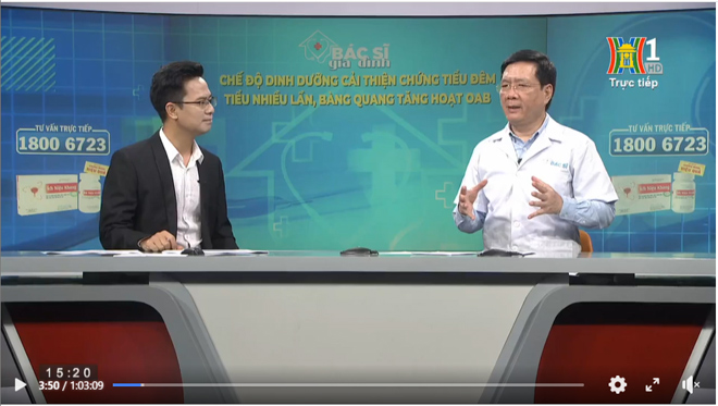 TS.BS Lê Sĩ Trung nhấn mạnh tầm quan trọng của chế độ dinh dưỡng