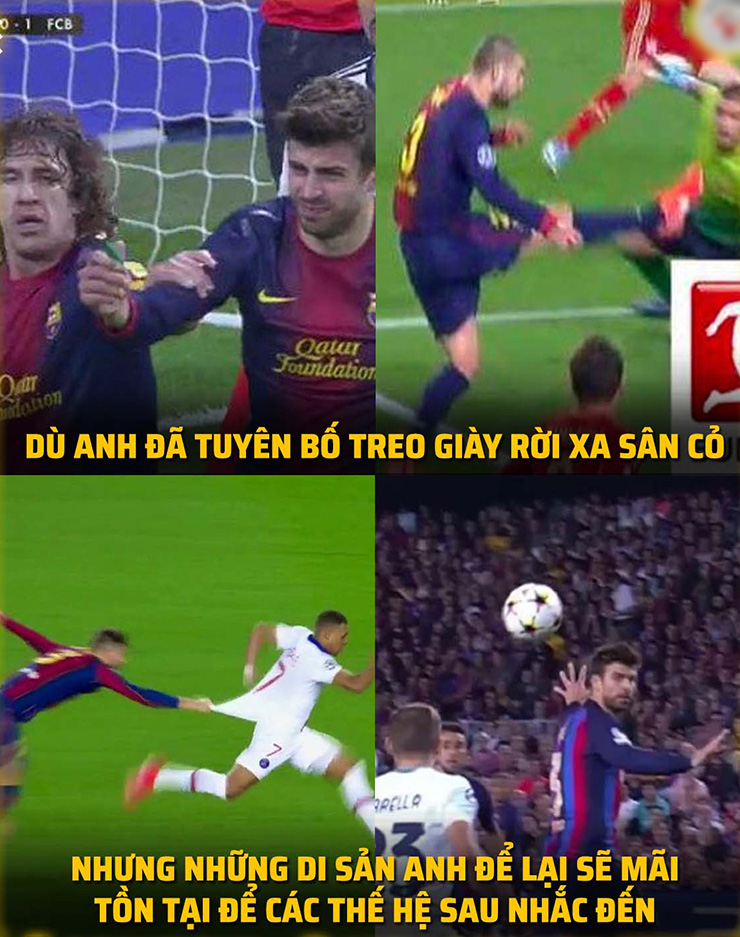 Anh treo giày nhưng những gì để lại fan Barca mãi không quên.