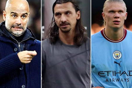 Pep Guardiola đáp trả Ibrahimovic đầy sâu cay sau cáo buộc kìm hãm Haaland