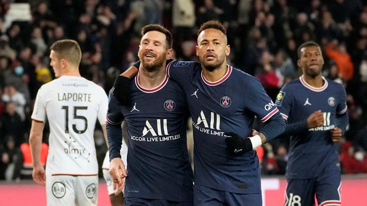 Lần gặp nhau gần nhất, PSG thắng Lorient với tỉ số 5-1