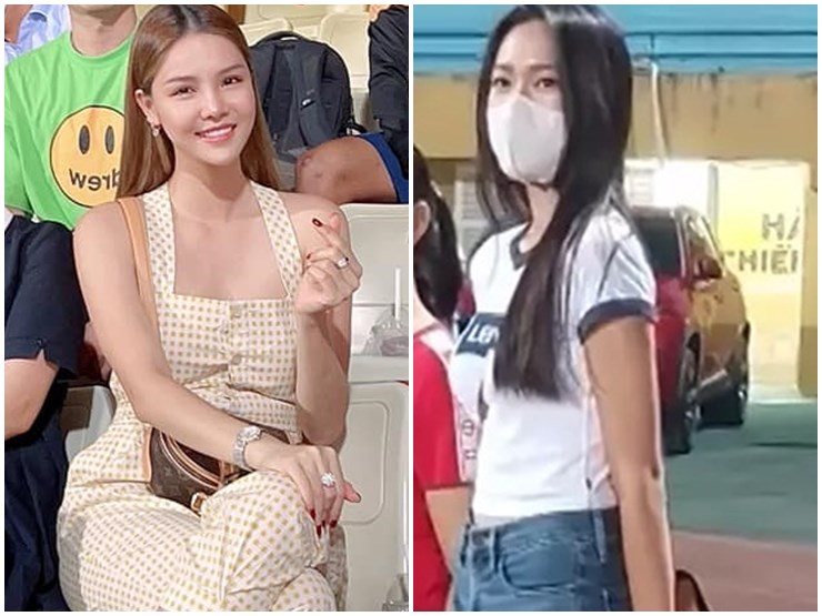 Đời sống Showbiz - Vợ Mạc Hồng Quân "sáng bừng cả khán đài" có lấn át bạn gái Đoàn Văn Hậu, Hà Đức Chinh?