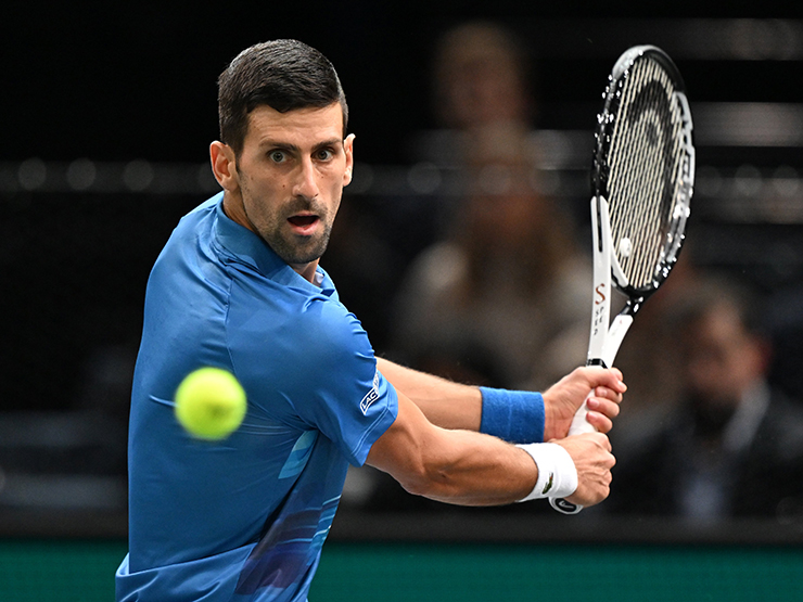 Video tennis Djokovic - Tsitsipas: Kịch tính 3 set, bản lĩnh tie-break (Bán kết Paris Masters)