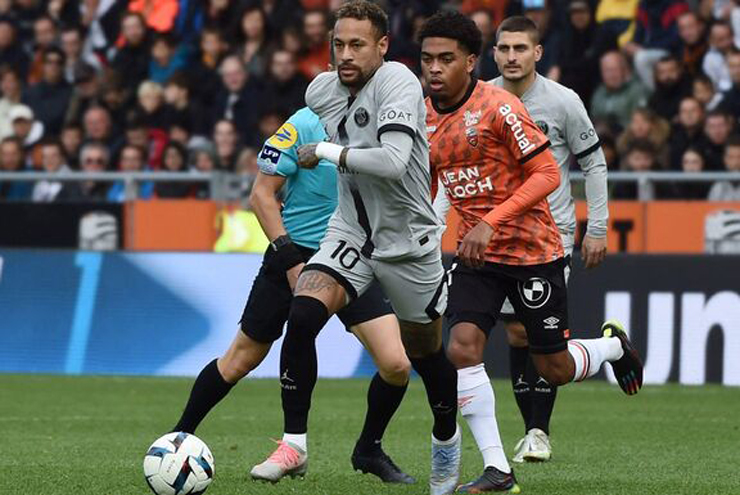 Video bóng đá Lorient - PSG: Neymar mở điểm, "cứu tinh" phút 81 (Ligue 1) - 1