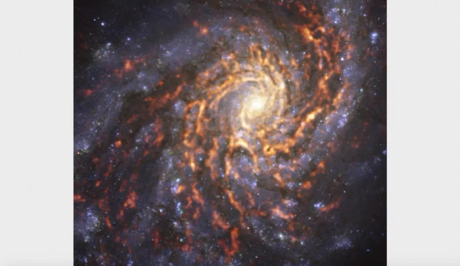 Hình ảnh mới nhất về Messier 99, một thế giới rực rỡ đang hình thành sao sôi động - Ảnh: ESO