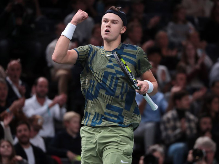 Thể thao - Video tennis Djokovic - Rune: 3 set căng thẳng, "địa chấn" ngược dòng (Paris Masters)