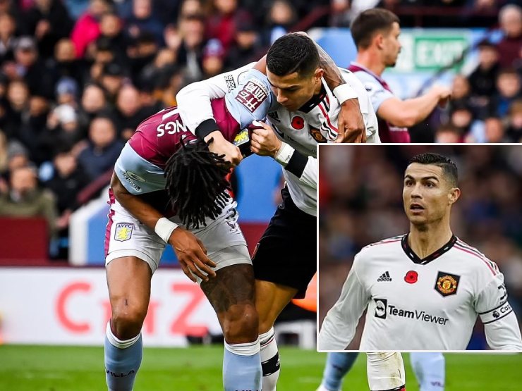 Bóng đá - Ronaldo ăn thẻ vì chơi "đấu vật", nhìn MU thảm bại trong ngày "đặc biệt"