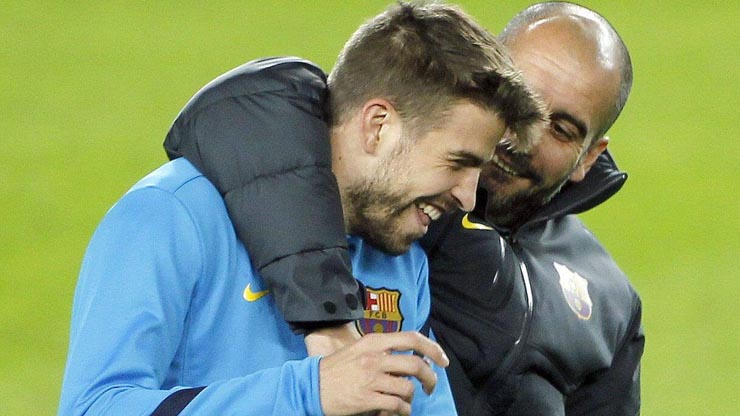 Pique giải nghệ ở Barca, HLV Guardiola tính “dụ” trò cưng đến Man City - 2