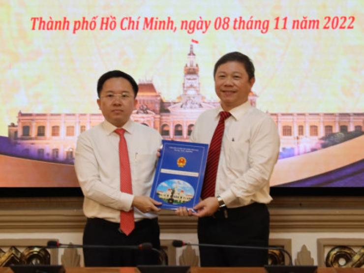 Tin tức trong ngày - Phó Giám đốc Sở Thông tin và Truyền thông TP.HCM đến nhận công tác tại VTV
