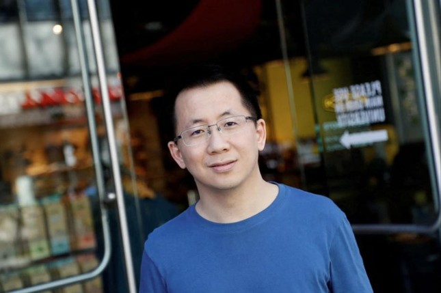 Trương Nhất Minh, chủ của công ty sở hữu TikTok. (Ảnh: Reuters)