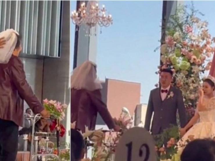 Bạn trẻ - Cuộc sống - Bà nội đội khăn voan trắng trong đám cưới cháu trai, sự thật khiến cả hội trường cay khóe mắt