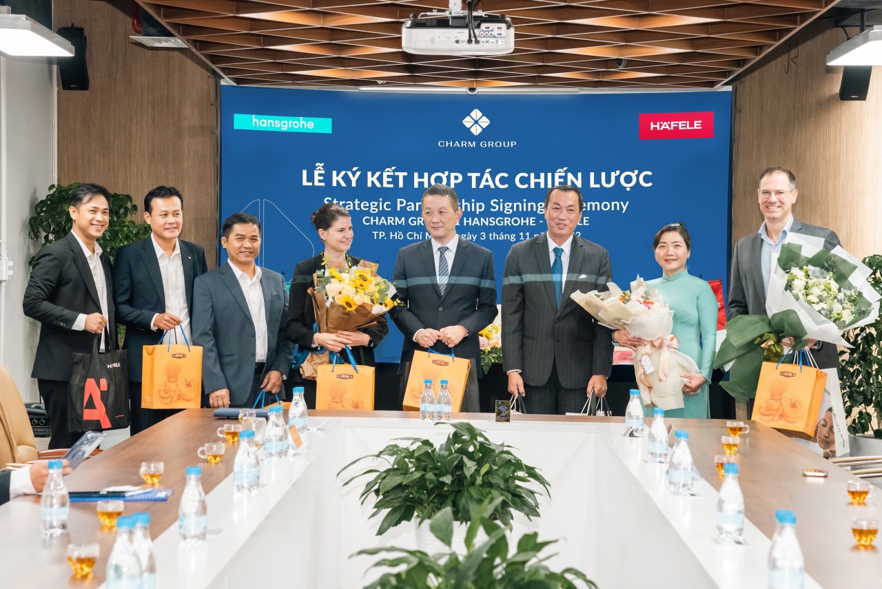 Lễ ký kết hợp tác chiến lược giữa Charm Group – Häfele - Hansgrohe - 4