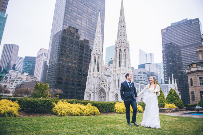 Tổ chức lễ cưới ở Rockefeller là niềm mơ ước của nhiều cặp đôi. Ảnh: Sascha Reinking Photography.