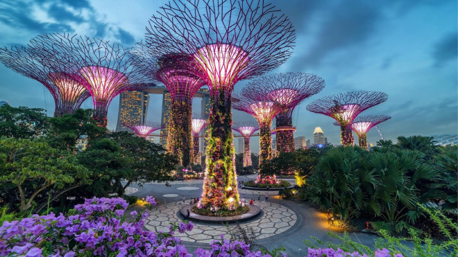 Ảnh: Gardens by the Bay.