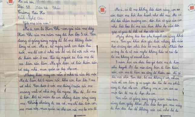 Rơi nước mắt với bức thư của học sinh lớp 5 gửi mẹ lấy chồng mới: "Đừng quên con mẹ nhé" - 2